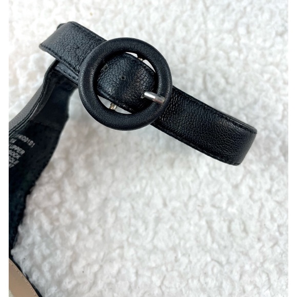 STEVE MADDEN • Friday Black Open-Toe Chunky Block Heeled Ankle Strap Sandals, 9 - Picture 11 of 16